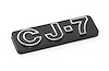This officially licensed CJ7 emblem from MOPAR attaches to your Jeep with double-backed adhesive tape. for 76-86 Jeep CJ7. - image 1