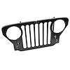 This steel reproduction grille from Omix-ADA fits 47-49 Willys CJ2A.