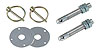 Steel Hood Pin Kit 3/8" - 24 2/pkg - image 1
