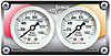 Brake Balance Panel (2) 2.5", 1500 PSI White Face Gauges - image 1