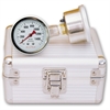 Vertical Quick Check Brake Pressure Gauge (2)1.5", 1500 PSI White Face Gauges - image 1