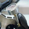 Vertical Quick Check Brake Pressure Gauge 1.5", 1500 PSI White Face Gauge - image 2