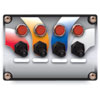 Aluminum Switch Panel 4 Switch - image 1