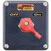 Battery Disconnect Switch - 4 Terminal With Carbon Fiber Look Panel - image 1