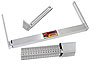 Deluxe Aluminum Stagger Gauge w/Roller Roller On One End Makes Measurements Easier - image 1