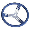 15" Aluminum Steering Wheel Blue - image 1