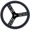 15" Aluminum Steering Wheel Black - image 1