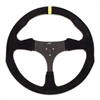 13" Suede Flat Aluminum Karting Steering Wheel - image 1
