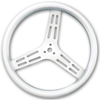 14" Aluminum Steering Wheel Non-Coated - image 1