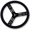 15" Steel Steering Wheel Black - image 1