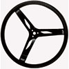 17 Black Steel Steering Wheel Smooth - image 1
