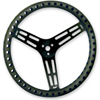 15" Aluminum Steering Wheel Non-Coated Black Aluminum - image 1