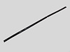 FC-D1017 Complete Glass Run Window Channel, Rear Driver or Passenger Side for 1984-1991 Jeep Grand Wagoneer - image 1