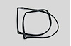FC-D4011 Liftgate Window Seal Window for 1984-1996 Jeep Cherokee, 1984-1990 Jeep Wagoneer - image 1
