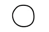 FC-D4039 Back Window Seal, Back Corner Glass Window for 1967-1969 Dodge A108 Van, 1964-1969 Dodge A100 - image 1