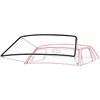 FC-F4081 Windshield Seal for 1964-1968 Ford Mustang, 1967-1968 Mercury Cougar - image 2