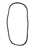 FC-F4118 Seal, Rear Window for 1967-1972 Ford F-100 - image 1