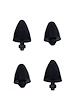 FC-G4006 Front Suspension Rubber Bumper Set (4 Pieces), Front Suspension for 1953-1962 Chevy Corvette - image 1
