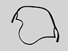 FC-G4009 Seal, Back Window for 1956-1962 Chevy Corvette - image 1