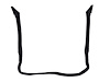 FC-G4091 Rear Roof Weatherstrip, Latex, Rear Roof Panel for 1984-1996 Chevy Corvette