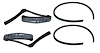 FC-KD1010A Glass Run Kit, Front Upper & Division Bar Driver & Passenger Side