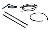 FC-KD1010C Belt, Channel, Seal Kit, Driver Side for 1976-1986 Jeep CJ7, 1981-1986 Jeep Scrambler - image 1