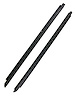 FC-KD2076 Front Outer Belt Weatherstrip 2 pc Kit, Front Door Driver & Passenger Side for Jeep Wrangler JK, Jeep Wrangler - image 1