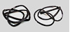 FC-KD3012 Door Seal Kit, Driver & Passenger Side for 1997-2006 Jeep Wrangler - image 1