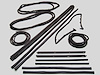 Belt Weather-strip Kit Fits 1987-1995 Jeep Wrangler YJ