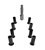 FC-KD4151 Door Hinge Liner Kit with Installation Tool for 2018-2018 Jeep Wrangler JK, 2007-2018 Jeep Wrangler - image 1