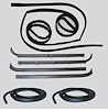 KF1001-8 Belt Window Weatherstrip Kit Fits 1980-1986 Ford F-150, Ford Bronco Models - image 1