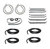 FC-KF1039-16 Front & Rear Belt Weatherstrip Door Seal & Window Channel 16pc Kit, Front Driver/Passenger Side, Ford F-250/F-350 - image 1