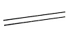 FC-KF2093 Belt Weatherstrip Kit, Inner Driver & Passenger Side for 1971-1980 Ford Pinto - image 1
