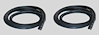 FC-KF3020 Door Seal Kit, Front on Body Driver & Passenger Side for 1984-1990 Ford Bronco II, 1983-1992 Ford Ranger - image 1
