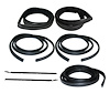 FC-KF4117 Door Seal, Window Channel, Belt Weathertstrip Kit, Front Driver & Passenger Side for 1983-1986 Ford Mustang - image 1