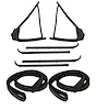 FC-KF4926 8 pc Belt Weatherstrip, Vent Window Seal,Window Channel Kit, Front Driver & Passenger Side - image 1