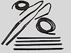 KG1001-8 Weatherstip Kit, Fits Select 1982-1994 Chevrolet, GMC, Oldsmobile Models - image 1