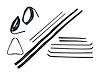 FC-KG1005-14 Belt, Channel,Door Seal, Vent Window Seal Kit, Driver & Passenger Side - image 1