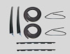 KG1020-8 Weatherstrip Seal Kit, Fits Select 1988-2000 GM C/K Trucks [Front Doors Only] - image 1