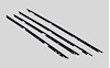 KG2064 Weatherstrip Seal Window Felt Kit, Fits 1982-1992 Chevy Camaro, Pontiac Firebird Models - image 1