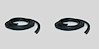 FC-KG3091 Door Seal Kit, Rear on Body Driver & Passenger Side for Chevrolet Blazer, GMC Jimmy, Oldsmobile Bravada - image 1