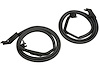 FC-KG3128 Door Seal Kit, Latex Ends, Driver & Passenger Side for 1969-1975 Chevy Corvette - image 1