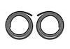 Door Seal Kit 1976-1987 Chevy Chevette - image 1