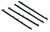 FC-KT2013 Inner Outer Belt Weatherstrip 4 pc Kit, Front Inner Outer Driver & Passenger Side for Toyota 4Runner, Toyota Pickup