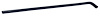 MCH1012 Molded Heater Hose; Type Single / Small ID .75" / Large ID .75" / Span 36", Replaces Dayco 80416 - image 1