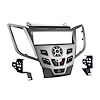 99-5825S TURBOKits Radio Installation Kit, Includes Instructions/Hardware, For DIN, Silver - image 1