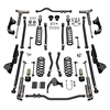 4 In. Alpine CT4 Suspension System with Falcon 3.3 Fast Adjust Piggyback Shocks for 2007-2018 Jeep Wrangler JK 2-Door - image 1