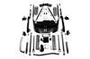 Pro LCG Suspension Lift System 5 in. Lift w/High Steer Incl. 9550 Shocks Lwr/Fr Upr Long Arms Brackets Hardware - image 1