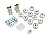 Body Lift Kit 1 in. Lift Incl. HD Spacers/Radiator Brkt/Shift Linkage Brkt/Hdwr Aluminum - image 1