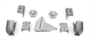 Axle Bracket Kit; Rear; Designed For New JK CRD60 Axle Apps; Incl. BmpStp Pads/Coil Sprng Pads/Upr/L - image 1